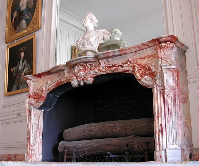 Sarrancolin Framboise Marble Finished Product