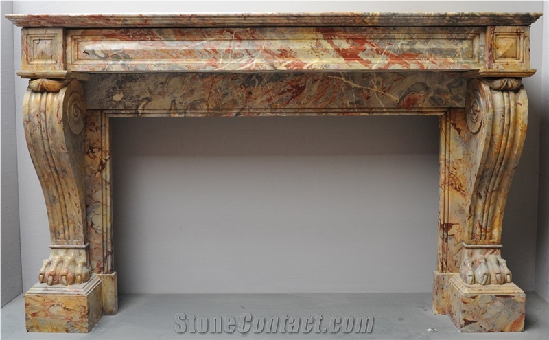 Sarrancolin Framboise Marble Finished Product