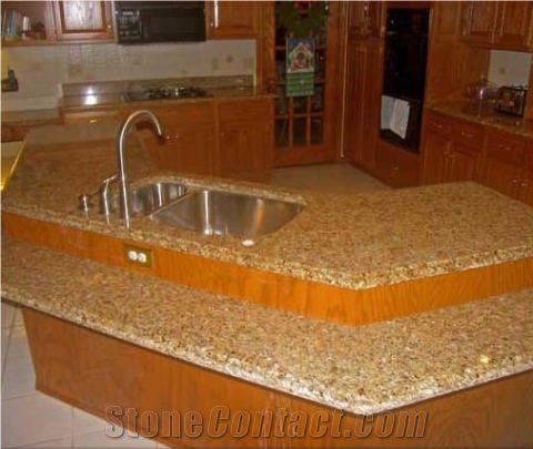 Savannah Gold Granite Finished Product
