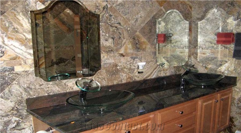 Scabas Brown Travertine Finished Product