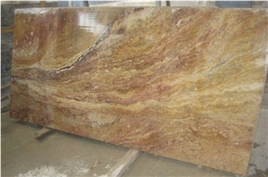 Scabas Brown Travertine Slab