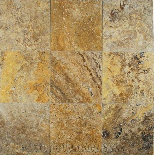 Scabas Gold Travertine Finished Product