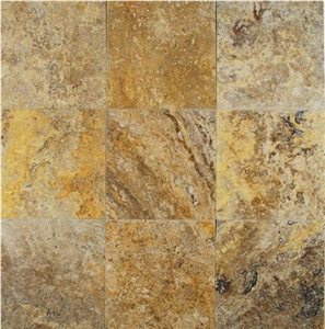 Scabas Gold Travertine Finished Product