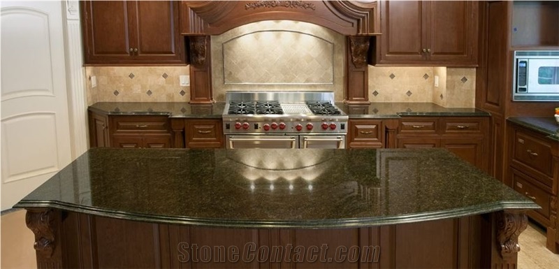 Seaweed Green Granite Finished Product