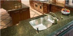 Seaweed Green Granite Finished Product