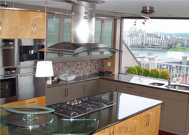 Seaweed Green Granite Finished Product