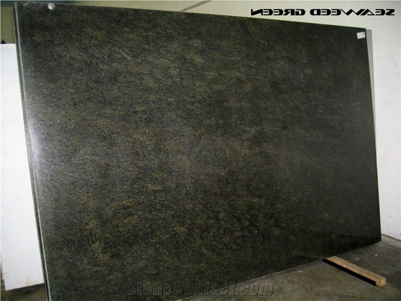 Seaweed Green Granite Slab