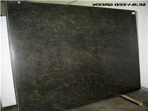 Seaweed Green Granite Slab