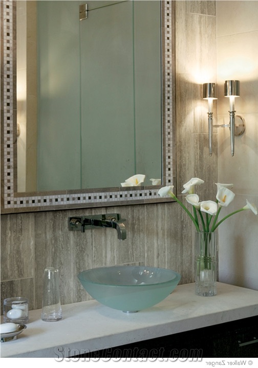 Siena Silver Travertine Finished Product