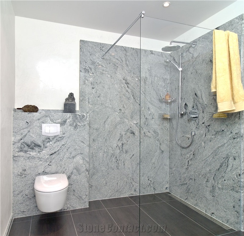 Silver Galaxy Granite Finished Product