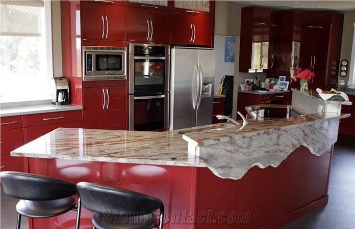 Silver Galaxy Granite Finished Product