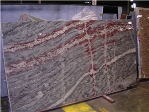 Silver Galaxy Granite Slab