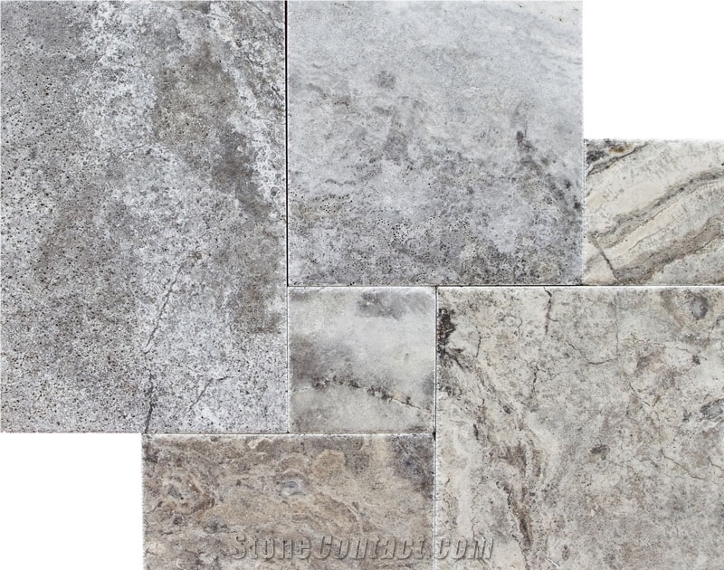 Silver Travertine Finished Product
