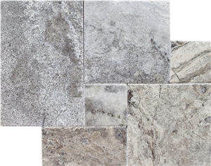 Silver Travertine Finished Product