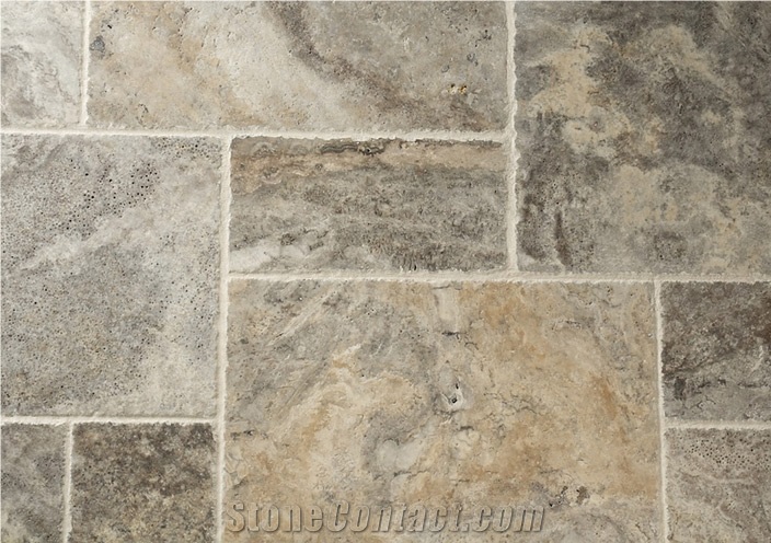 Silver Travertine Finished Product