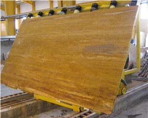 Sivas Yellow Travertine Slab