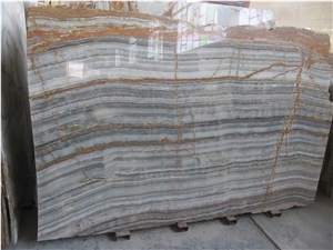 Smoky Grey Onyx Slab