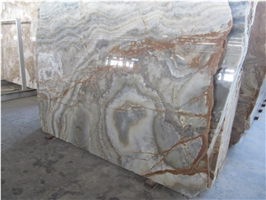 Smoky Grey Onyx Slab