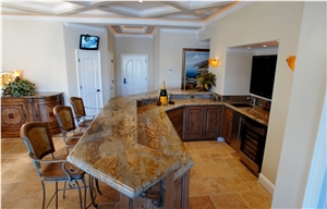 Snake Brown Granite Finished Product