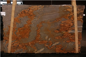 Snake Brown Granite Slab