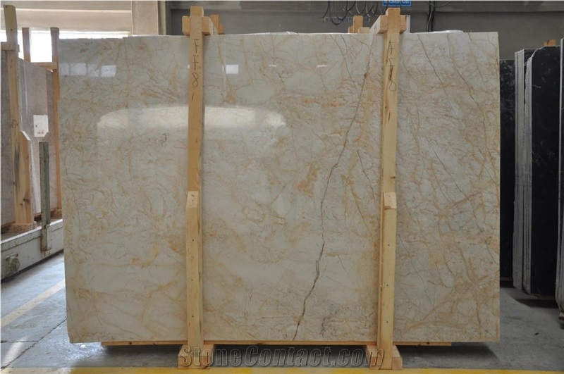 Spider Beige Marble Slab