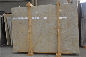 Spider Beige Marble Slab