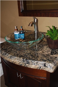 Stormy Night Granite Finished Product