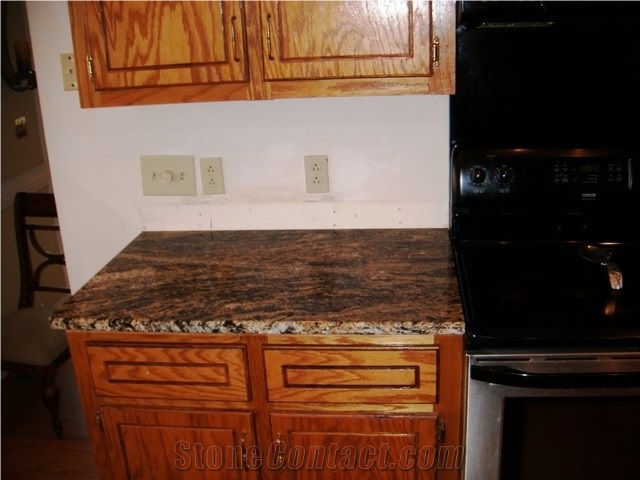 Stormy Night Granite Finished Product