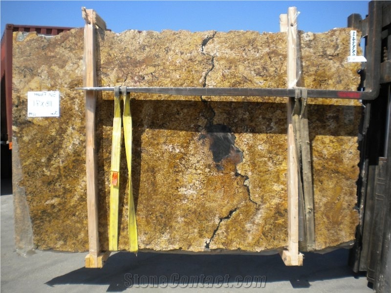 Sun Flower Granite Slab