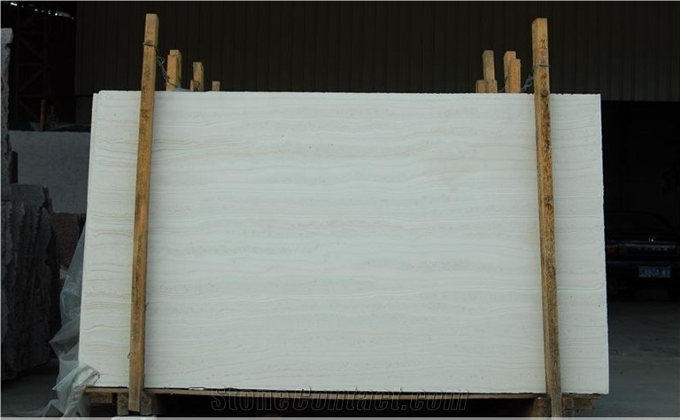 Super White Travertine Slab