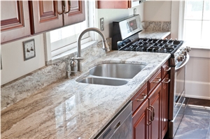 Taupe White Granite Finished Product