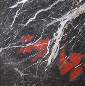Teos Fire Marble Tile