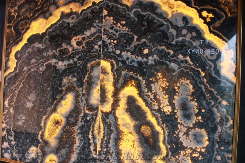 Tiger Grey Onyx Slab