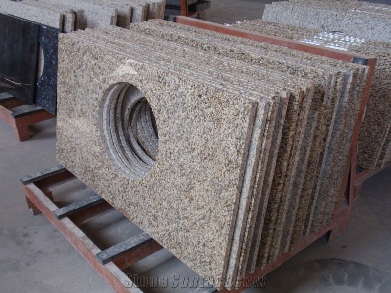 Tiger Skin Yellow Granite Finished Product