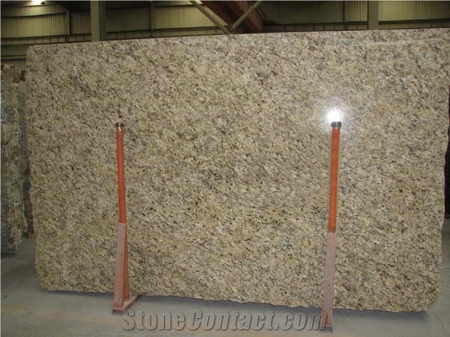 Tiger Skin Yellow Granite Slab
