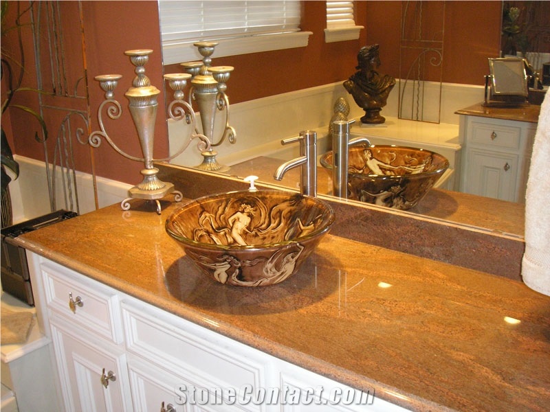Tobacco Brown Granite Finished Product