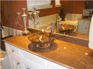 Tobacco Brown Granite Finished Product