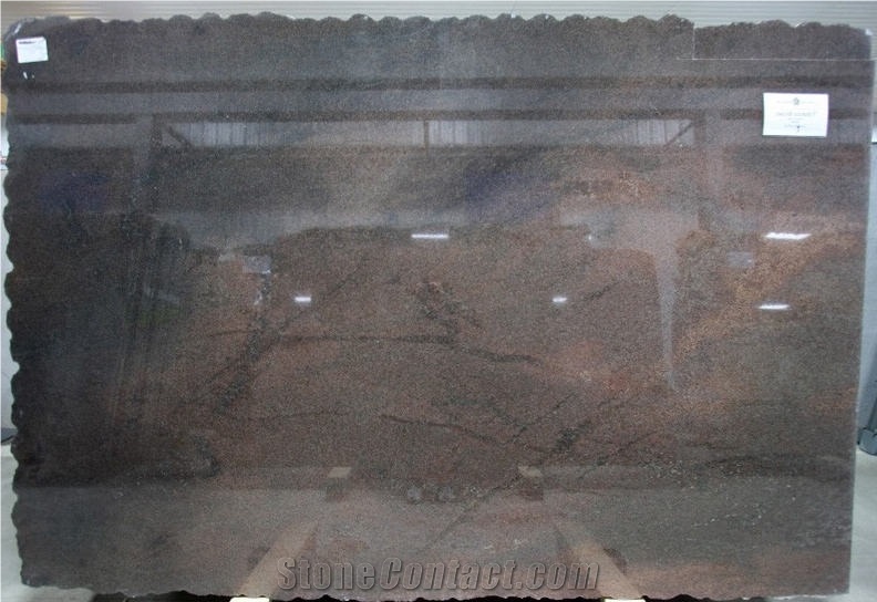 Tobacco Brown Granite Slab