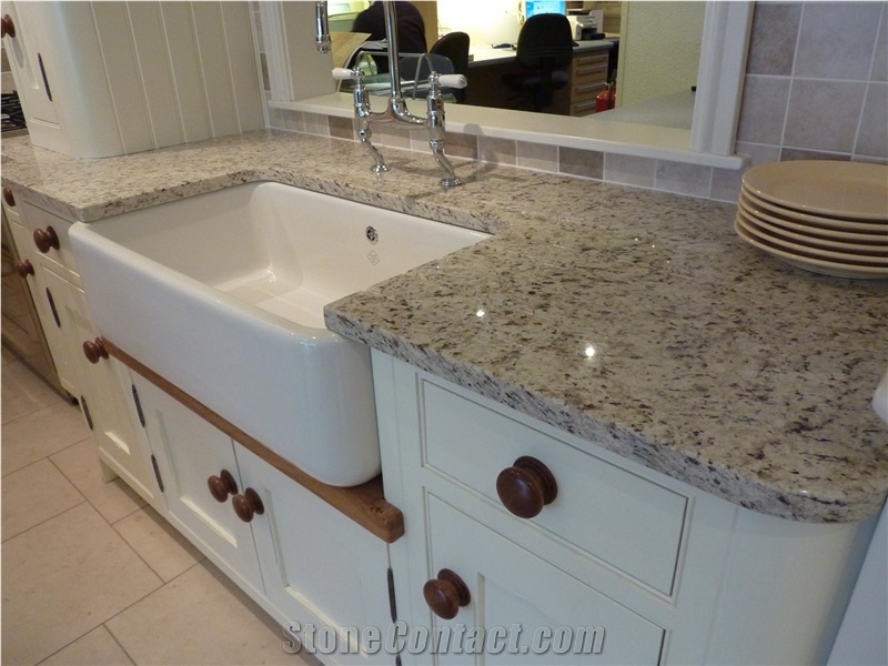 Topazio White Granite Finished Product