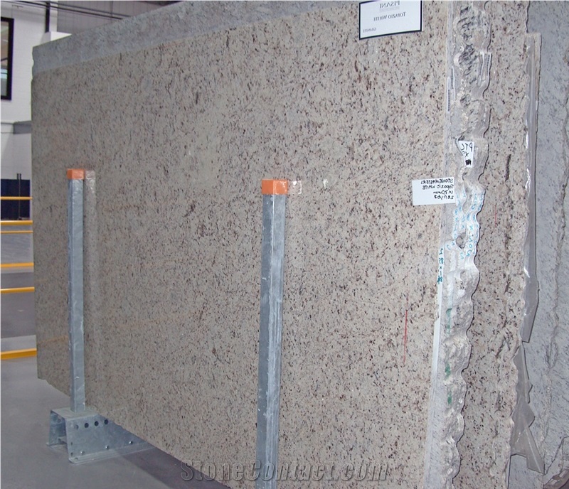 Topazio White Granite Slab
