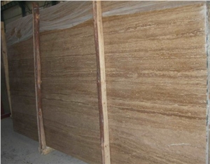 Dark Walnut Travertine Slab
