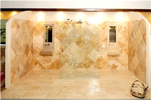 Travertino Dorato Finished Product