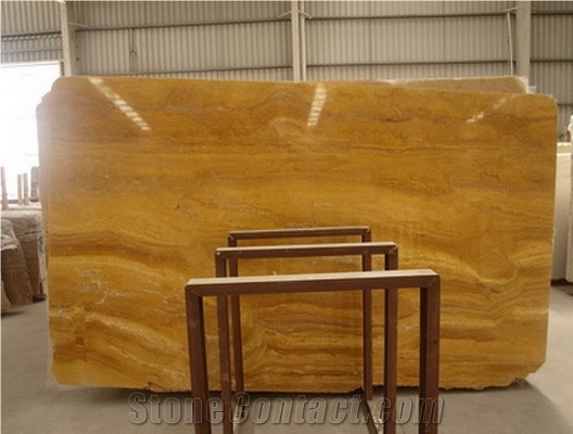 Travertino Giallo Persiano Slab