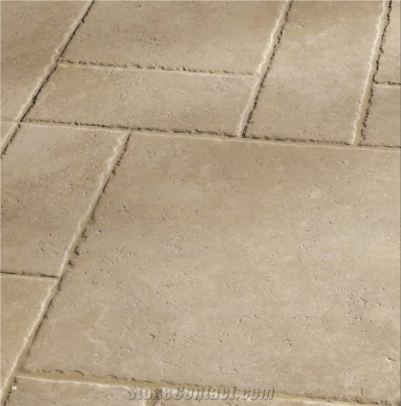 Travertino Romano Chiaro Finished Product