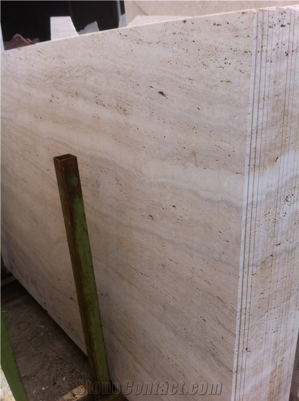 Travertino Romano Chiaro Slab