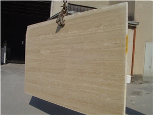 Travertino Romano Chiaro Slab