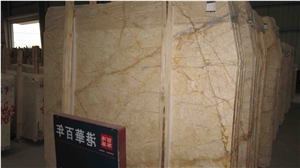 Turkey Golden Spider Marble Slab