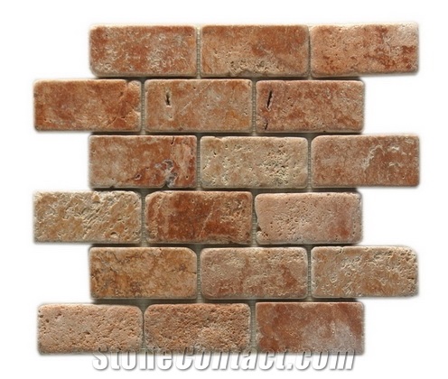 Turkey Red Travertine Finished Product