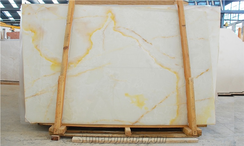 Turkey White Onyx Slab