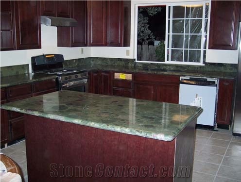 Twister Green Granite Finished Product